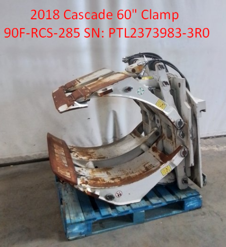 2018 Cascade 60" Clamp 90F-RCS-285  For Sale
