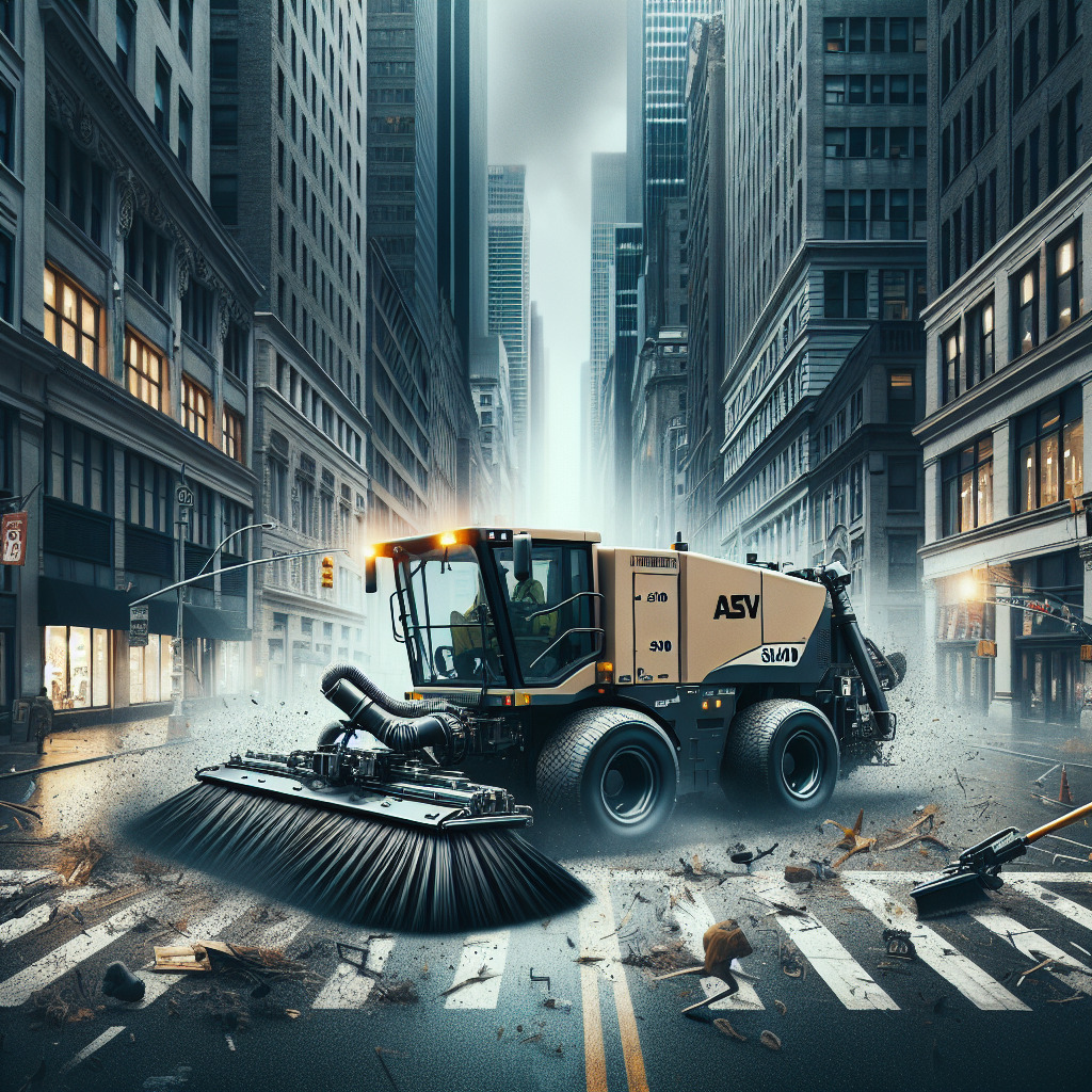 Allied Specialty Vehicles (ASV) SM400 Rotary Boom Sweeper
