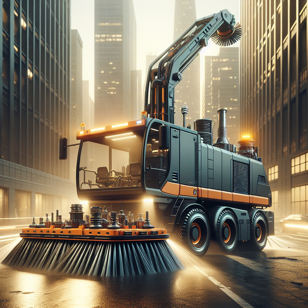 Allied Specialty Vehicles (ASV) SM400 Rotary Boom Sweeper