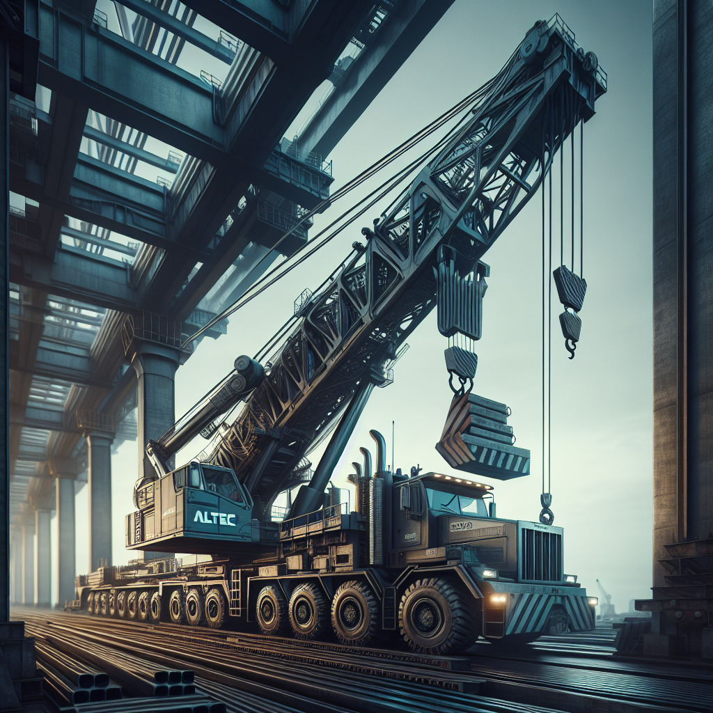 Altec 38124S Boom Truck Crane