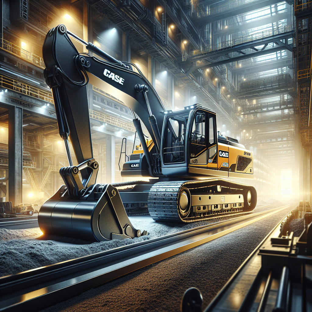 Case CX75SR Midi Excavator